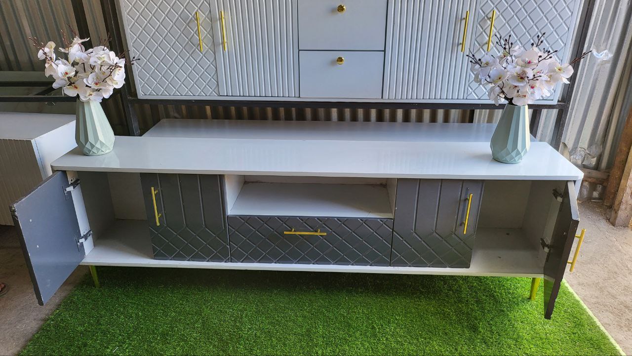 Gray Door Tv Stand