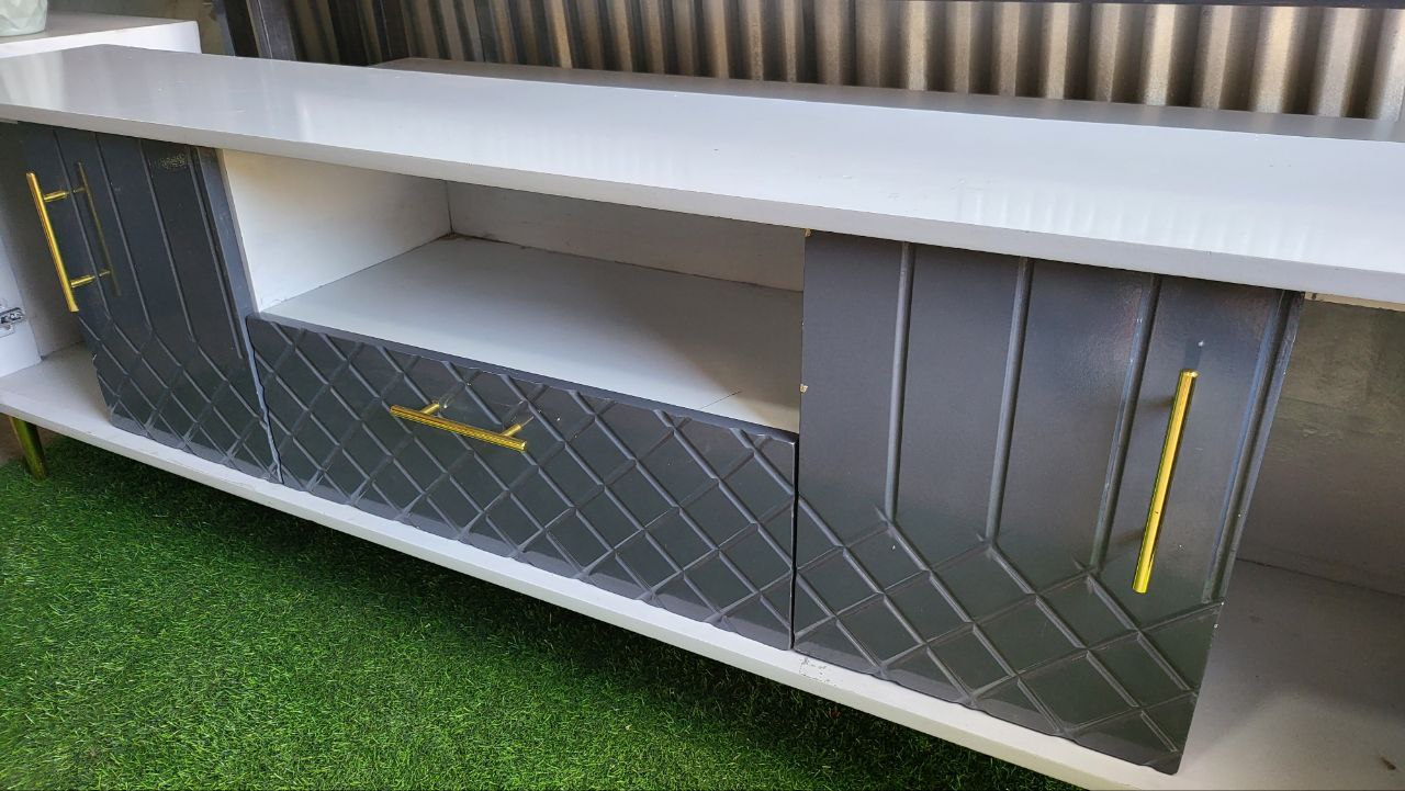 Gray Door Tv Stand