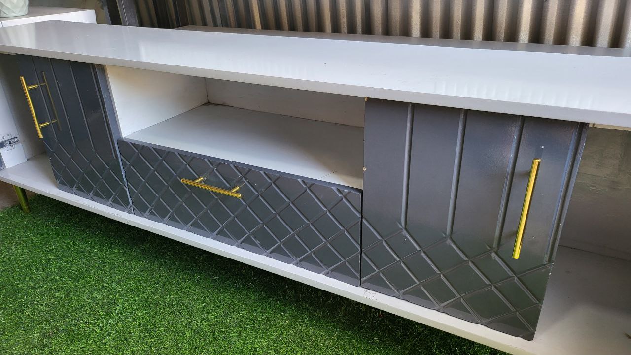 Gray Door Tv Stand