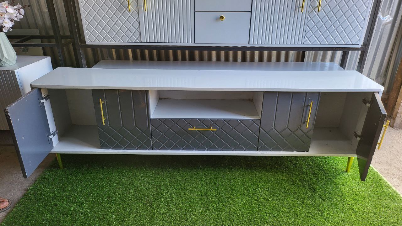 Gray Door Tv Stand