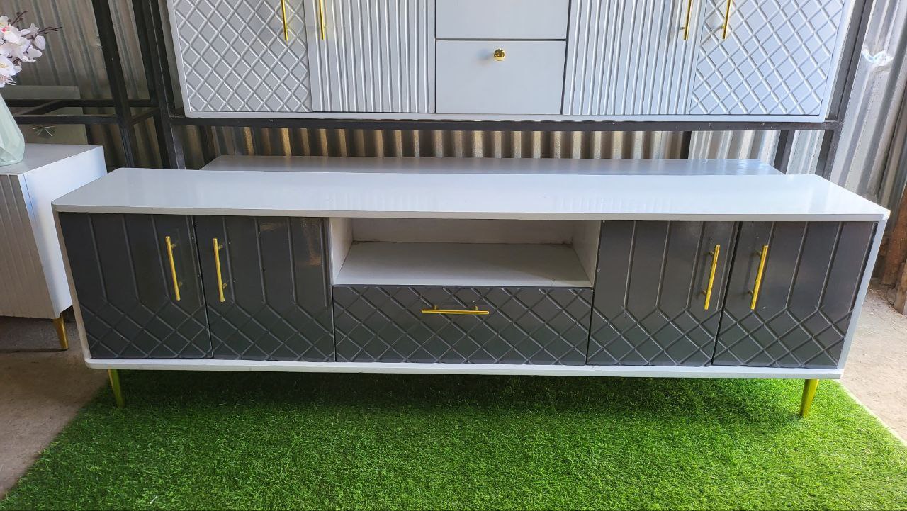 Gray Door Tv Stand