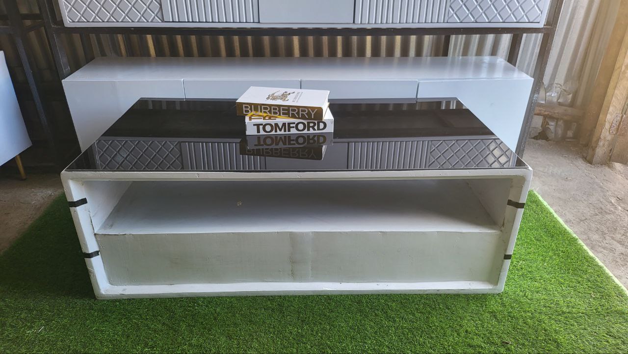 Glass Base Box Table