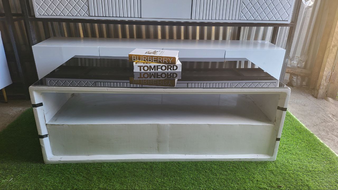 Glass Base Box Table