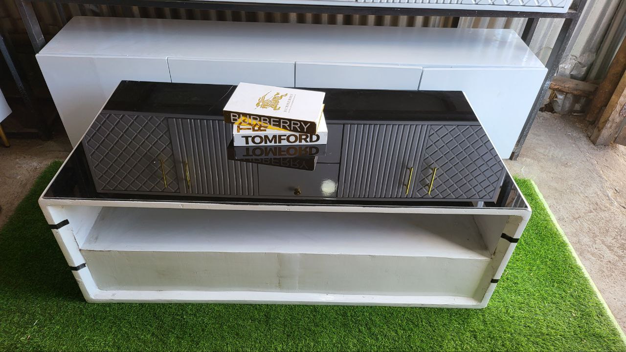 Glass Base Box Table