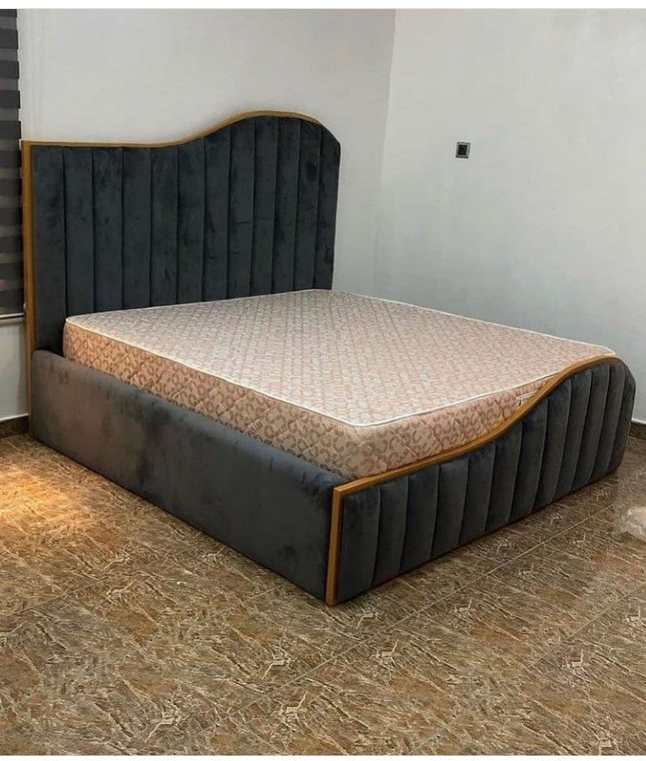 Minimal Design Gray Bed