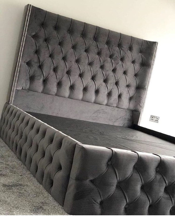 Gray Bed Big Bum
