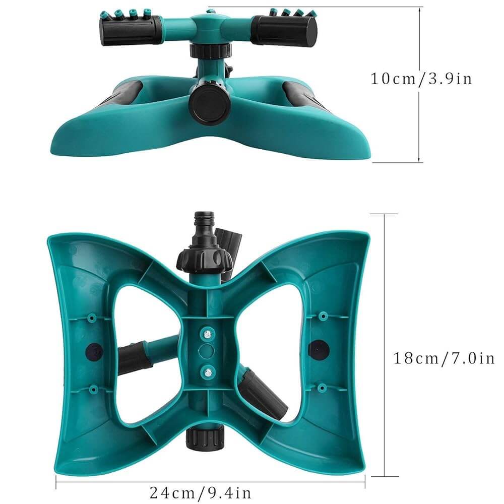 InnovaKE 360° Rotating Garden Sprinkler | 2-in-1 Adjustable Irrigation System