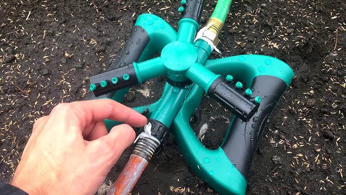 InnovaKE 360° Rotating Garden Sprinkler | 2-in-1 Adjustable Irrigation System
