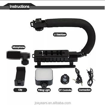 InnovaKE Pro Vlogging Kit | All-in-One U-Shaped Video Rig