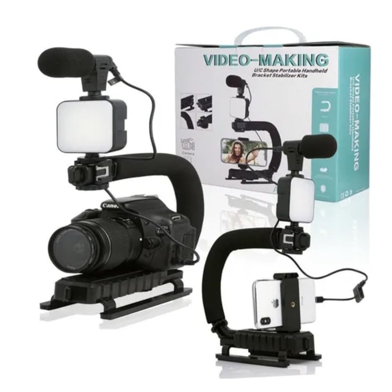 InnovaKE Pro Vlogging Kit | All-in-One U-Shaped Video Rig