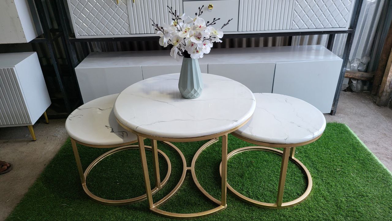 Ngoma 3 Set Round Coffee Table