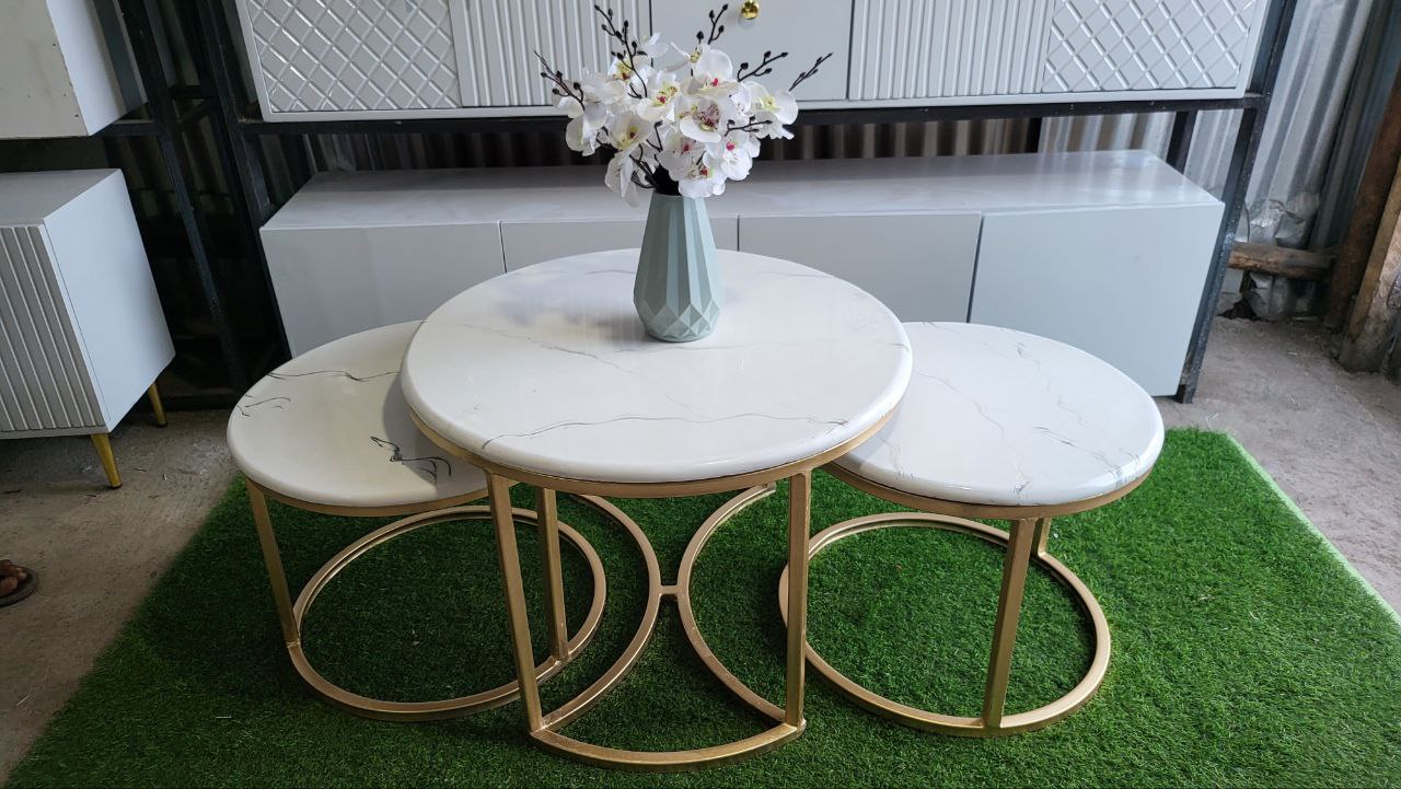 Ngoma 3 Set Round Coffee Table
