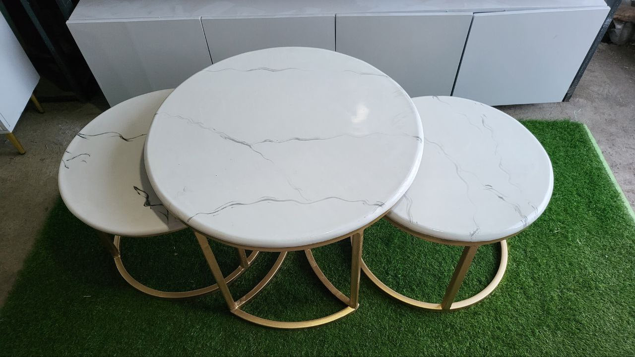 Ngoma 3 Set Round Coffee Table