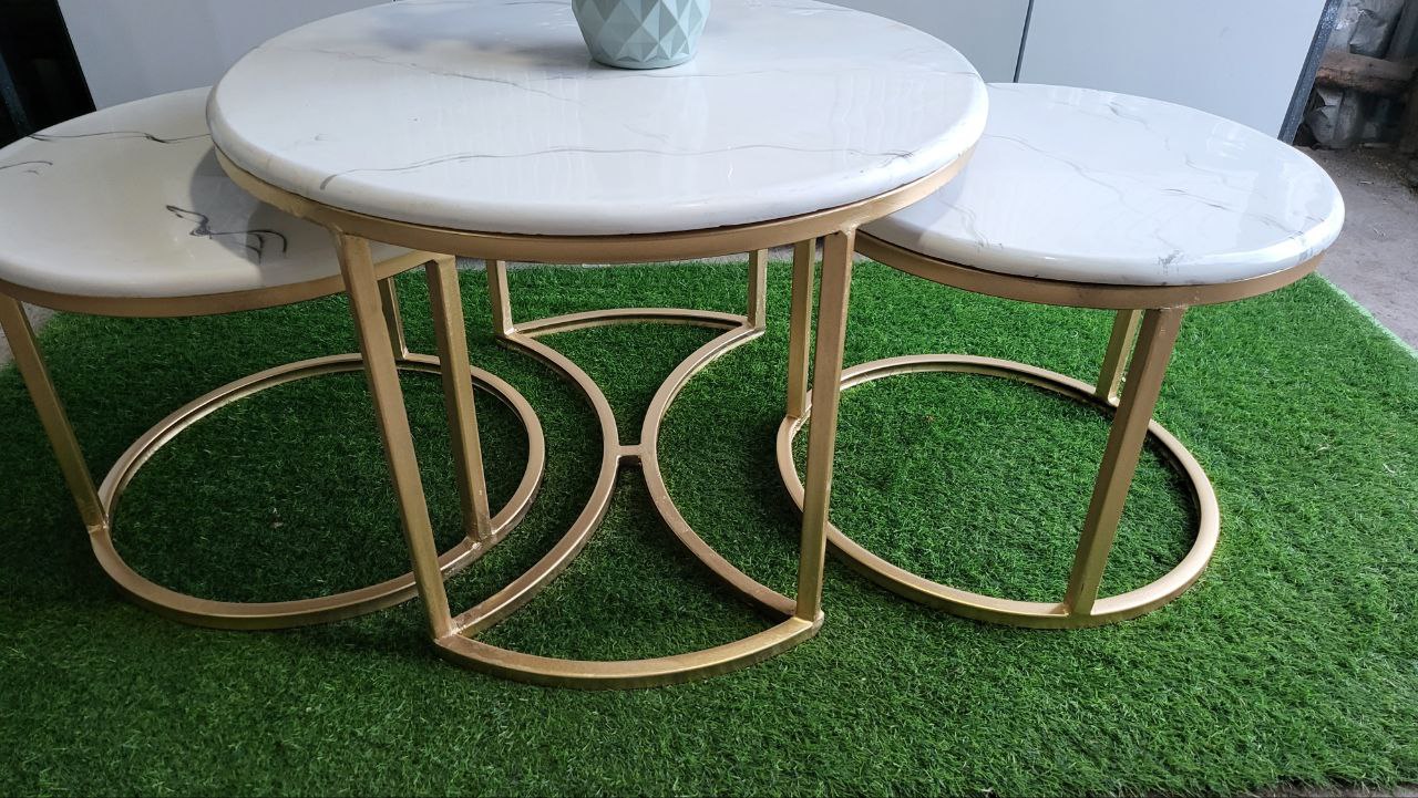 Ngoma 3 Set Round Coffee Table