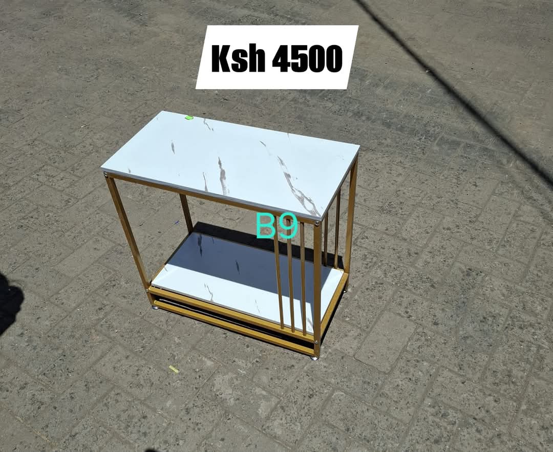 White Marble Console