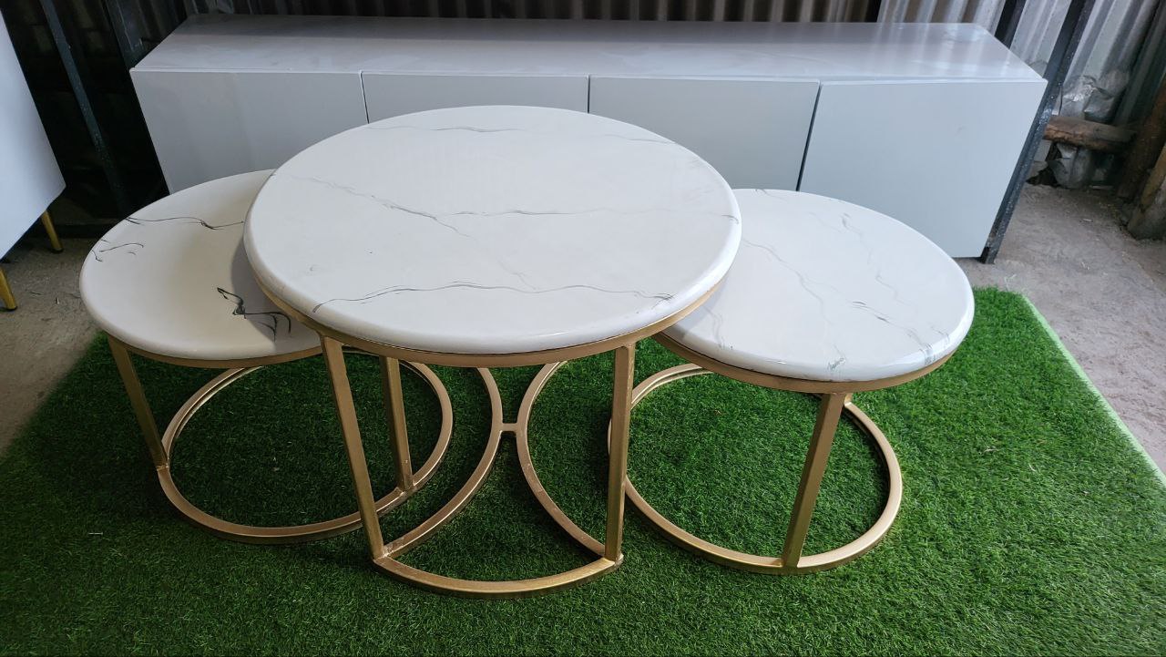 Ngoma 3 Set Round Coffee Table