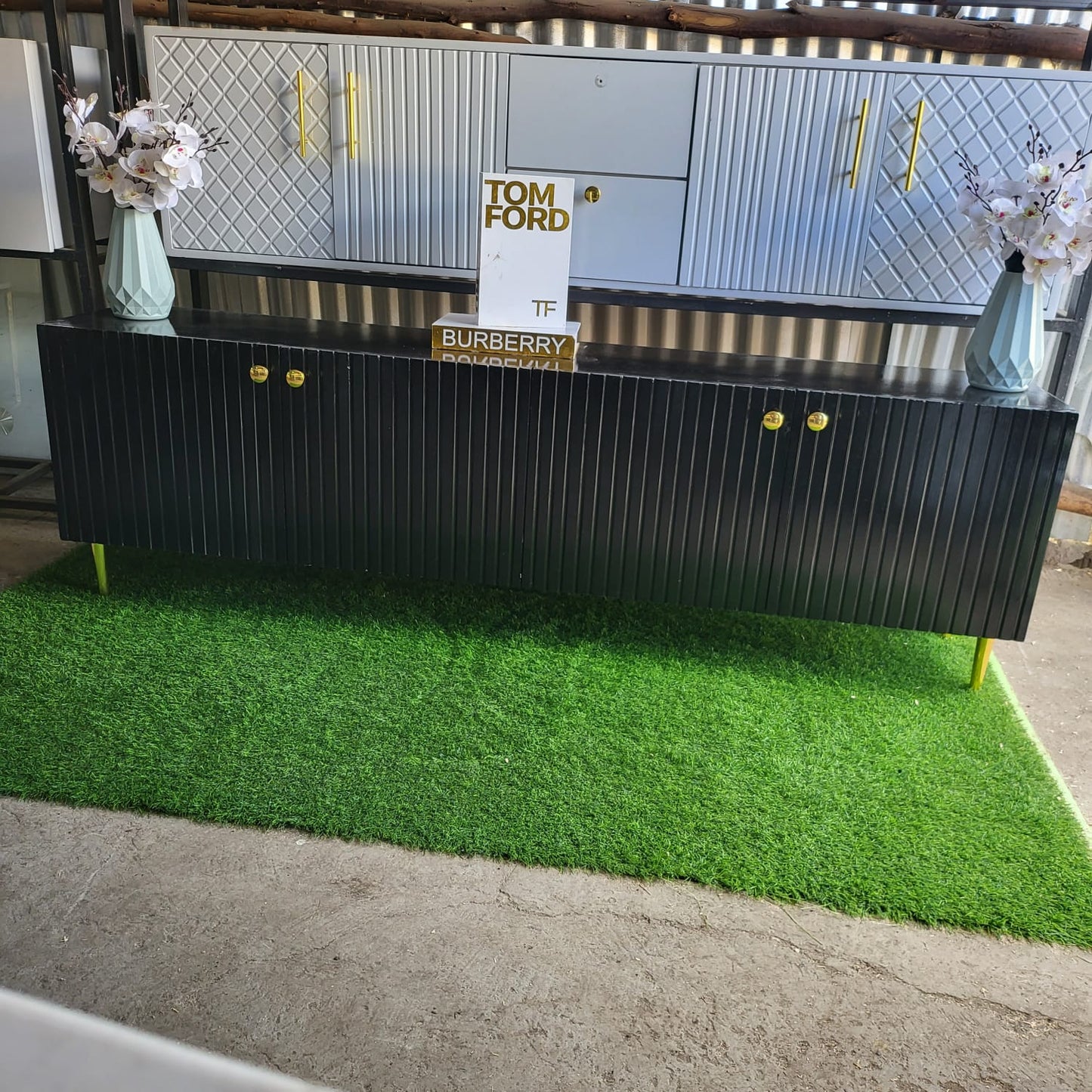 Black Set Tv Stand