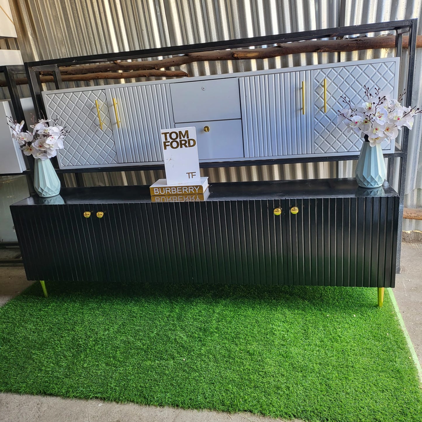 Black Set Tv Stand