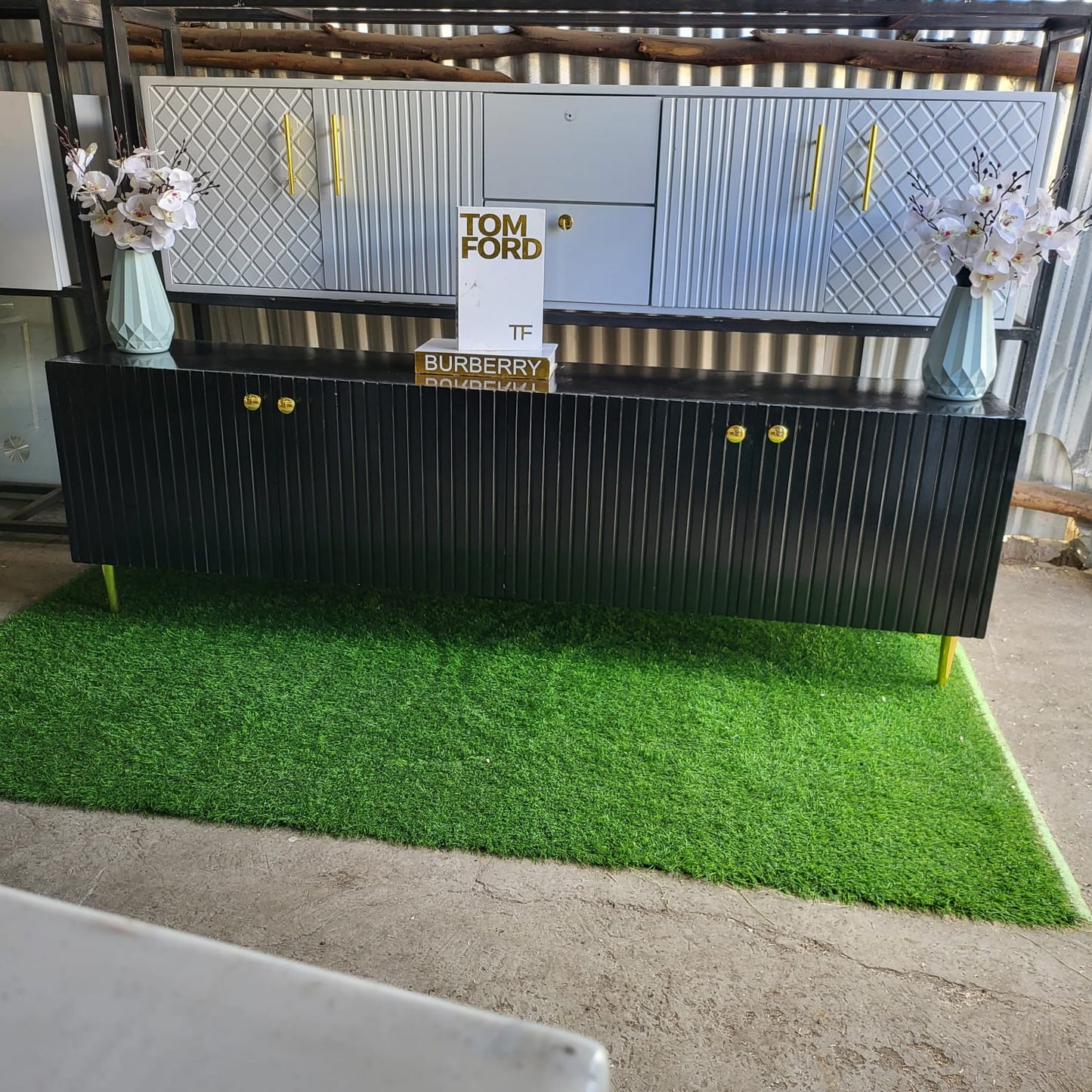Black Set Tv Stand