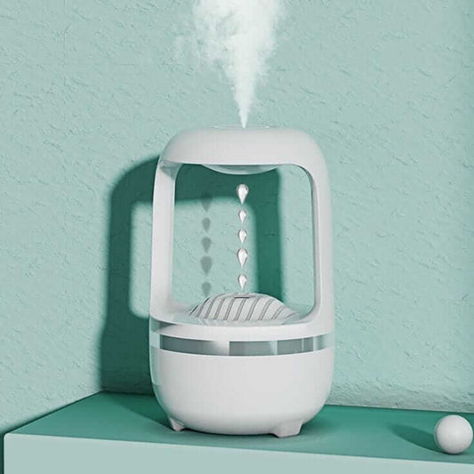 Mondee Zero-Gravity Water Drop Humidifier & Calming Night Lamp.