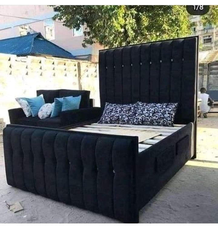 Dark Blue Big Bed Bum