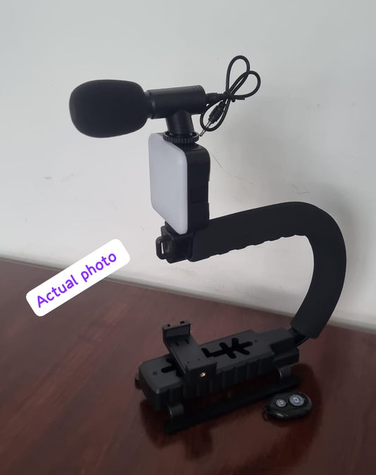 InnovaKE Pro Vlogging Kit | All-in-One U-Shaped Video Rig